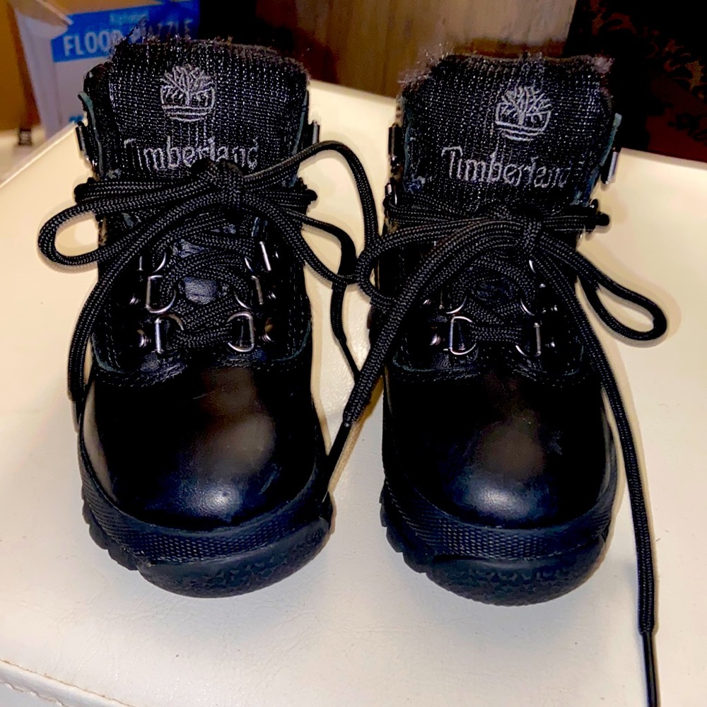 Black Timberland toddler